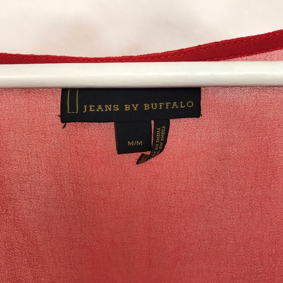 Buffalo M  sheer embroidered tassel blouse - Picture 4 of 8